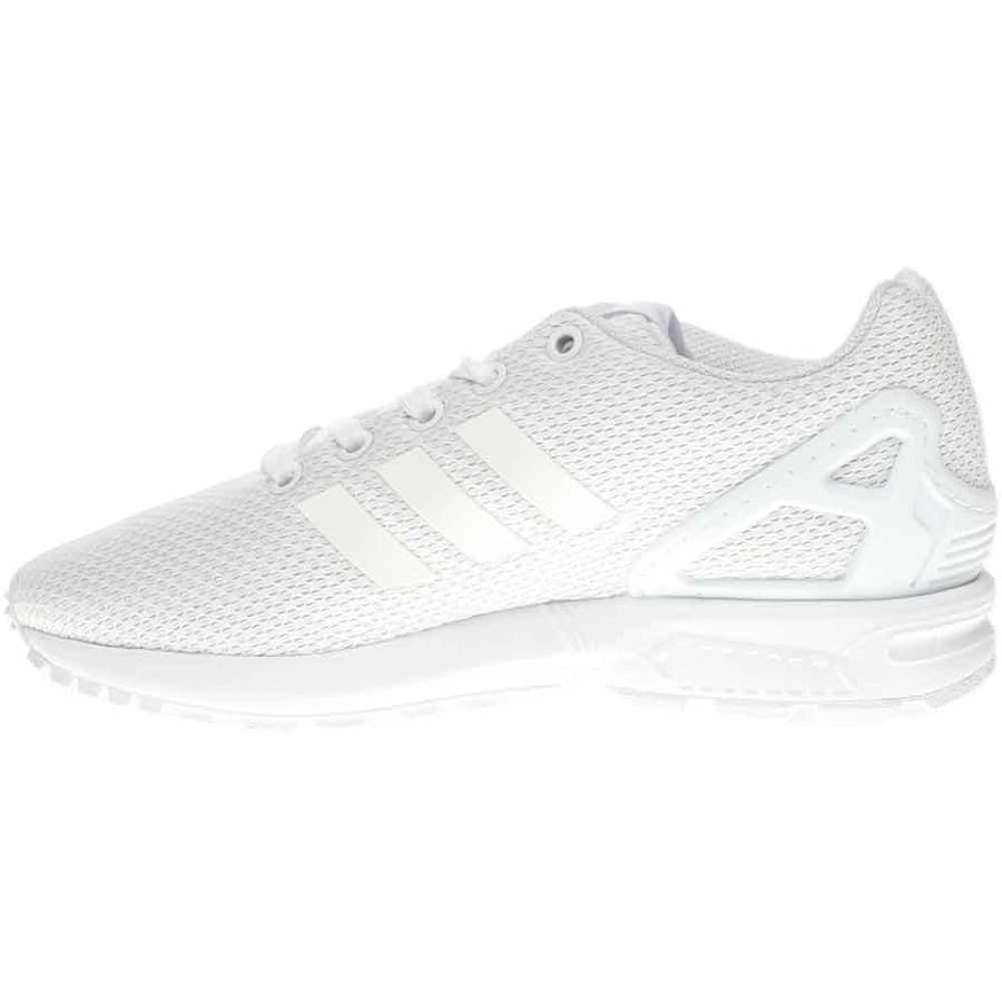 adidas Originals Unisex-Kids ZX Flux J Running Shoe, White